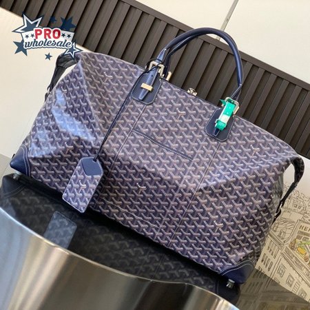 Goyard Travel Bags Boeing Duffle 55 Blue