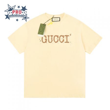 Gucci Autumn And Summer Foam Printing Limited New T-shirt