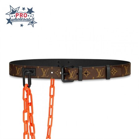 Signature Belt Monogram Chains 35MM Canvas - LBP009