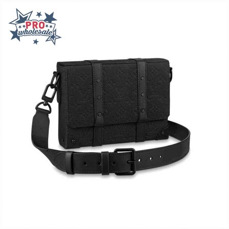 trunk messenger bag taurillon monogram leather m57726