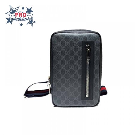 GUCCI ALL OVER PRINT MESSENGER BAG BLACK - GBC31