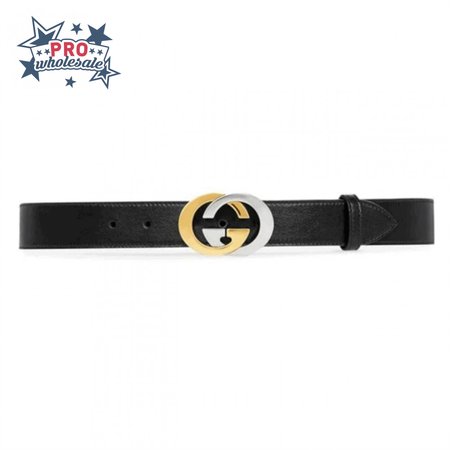 GUCCI BELT WITH INTERLOCKING G BUCKLE - B36