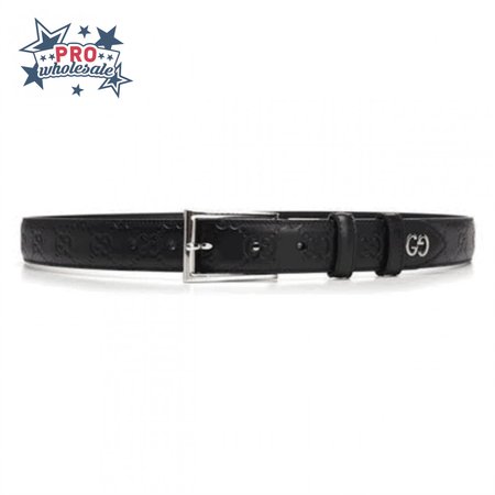 GUCCI SIGNATURE BELT WITH GG DETAIL - B35
