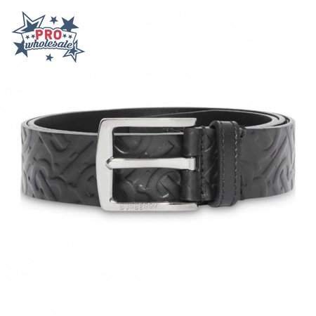 BURBERRY MONOGRAM LEATHER BELT - B22