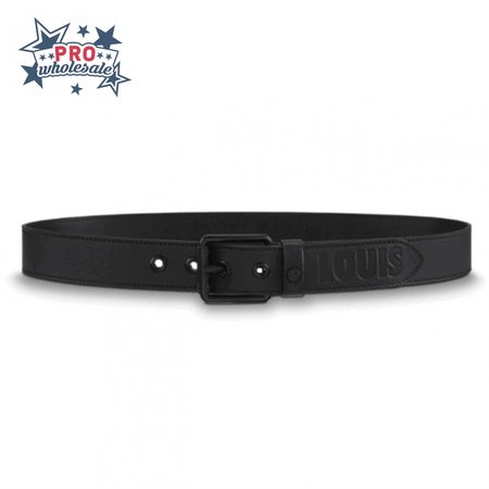 dark infinity leather voyager 35mm belt - b157