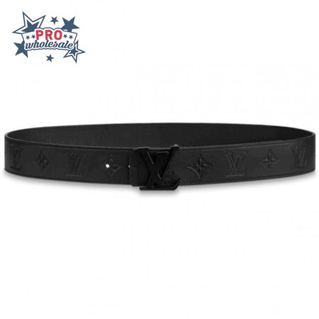 shape belt monogram shadow 40 mm black - b113