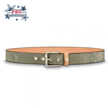 belt voyager monogram 35mm grey - b148