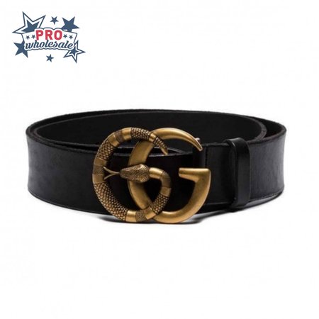 GUCCI DOUBLE G SNAKE BUCKLE BELT - B1