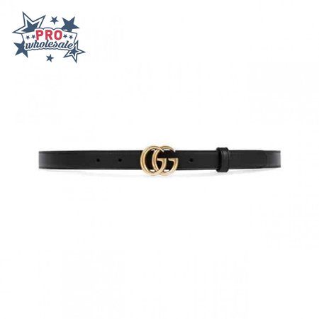 GUCCI BLACK GG MARMONT BELT 30MM - B30
