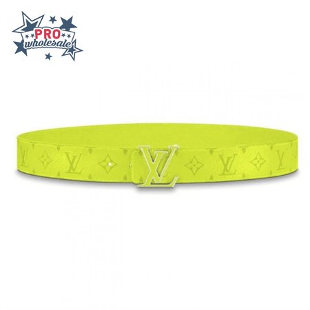 men's initiales 40mm reversible belt yellow - b128