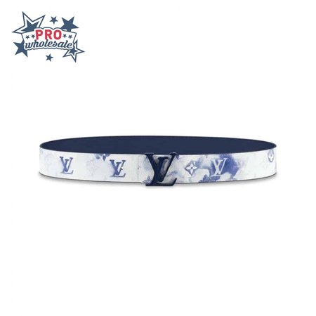 shape 40mm reversible belt watercolor blue - b80