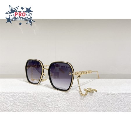 chanel chain square sunglasses