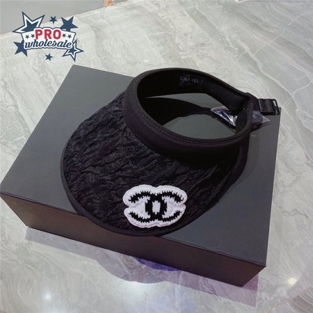 chanel empty top sun hat