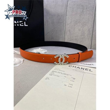 chanel logo classic belt