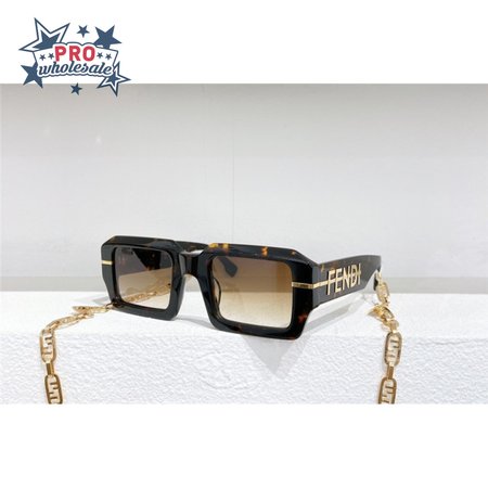 fendi classic luxury rectangular sunglasses
