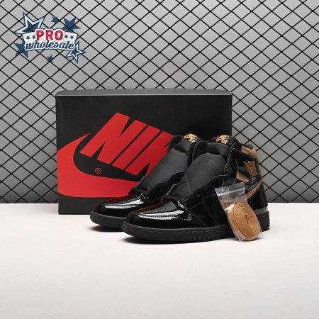 Jordan 1 Retro High Black Metallic Gold (2020) Unisex