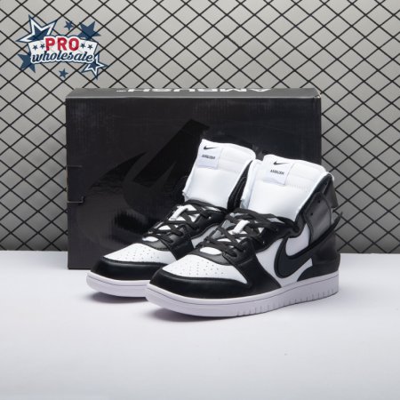 Nike Dunk High AMBUSH Black White Unisex