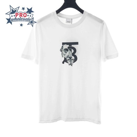 BALENCIAGA ANGEL PRINT CREW NECK T SHIRT