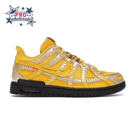 Off-White x Air Rubber Dunk 'University Gold' Men's