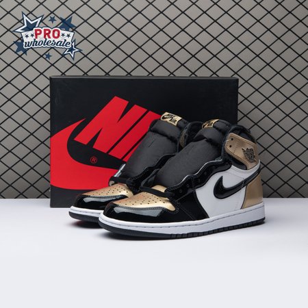Jordan 1 Retro High NRG Patent Gold Toe Men's
