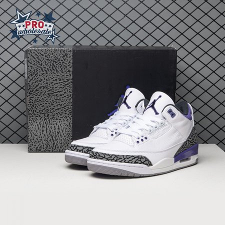 Air Jordan 3 Dark Iris CT8532-105 Men's