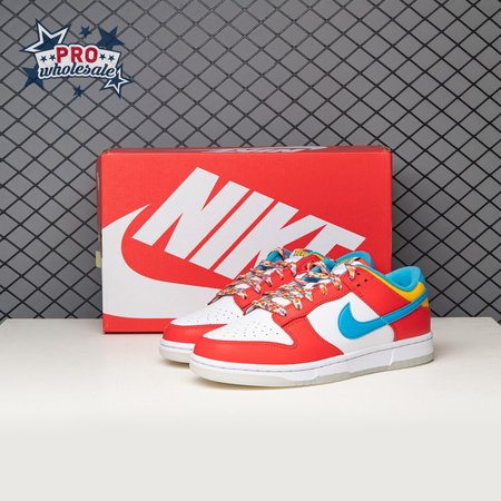 Nike Dunk Low QS LeBron James Fruity Pebbles DH8009-600 Unisex