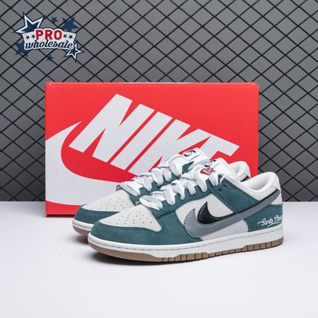 Nike SB Dunk Low Grey Green Black DO9457-110 Unisex