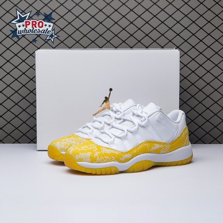 Jordan 11 Retro Low Tour Yellow Snakeskin AH7860-107 Women's