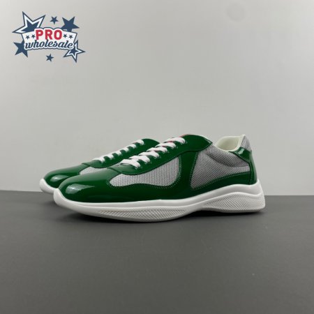 Prada America's Cup Green Sneakers