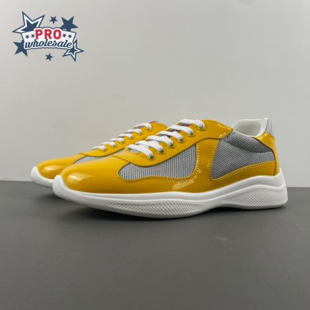 Prada America's Cup Yellow Sneakers