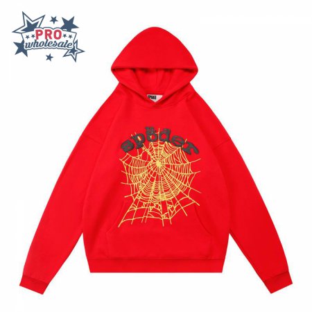 Sp5der Hoodies Red