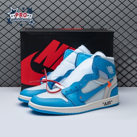 Off-White x Air Jordan 1 Retro High OG 'UNC' Unisex