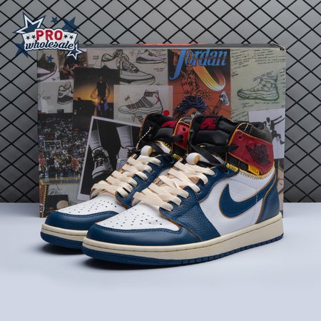 Jordan 1 Retro High Union Los Angeles Blue Toe Men's