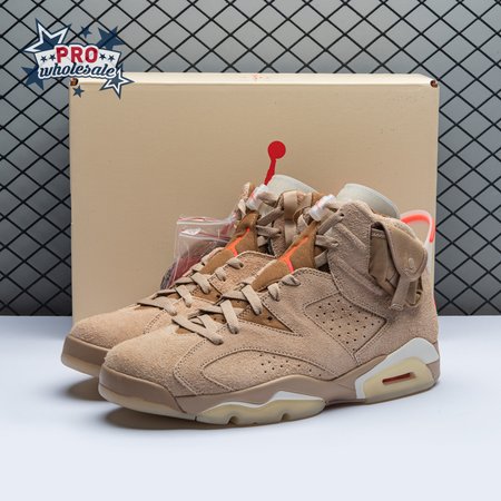 Travis Scott x Air Jordan 6 Retro 'British Khaki' Men's