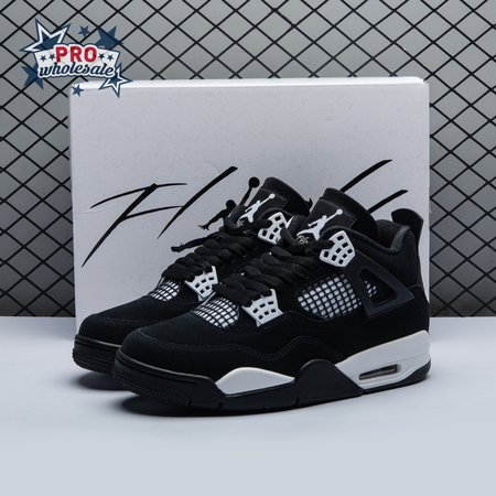 Air Jordan 4 Retro White Thunder FQ8138 001 Unisex