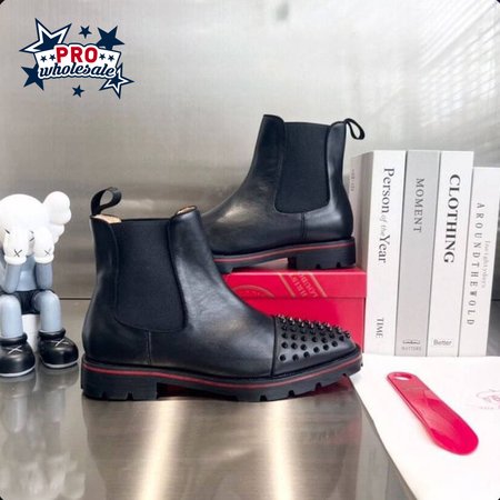 Christian Louboutin Leather Ankle Boots 38-47