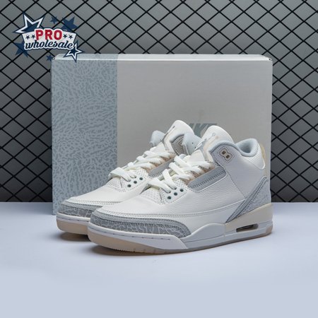 Air Jordan 3 Retro Craft Ivory FJ9479 100 Unisex