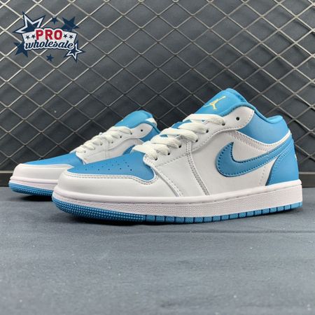 Jordan 1 Low Aquatone 553558-174 Unisex