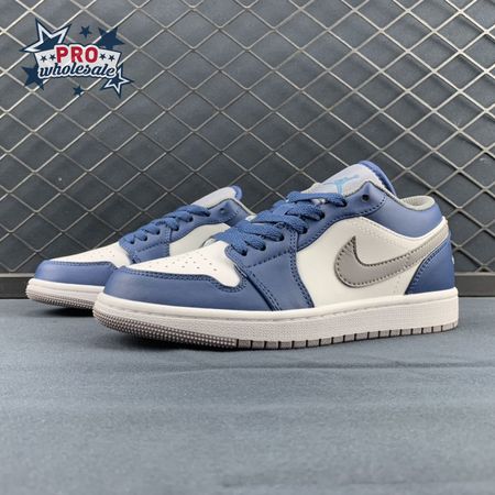 Jordan 1 Low True Blue 553558-412 Unisex