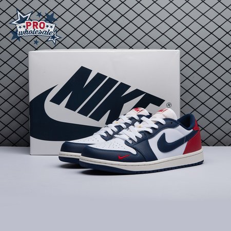 Air Jordan 1 Low OG 'Gym Red & Midnight Navy' HQ2993-100 Unisex