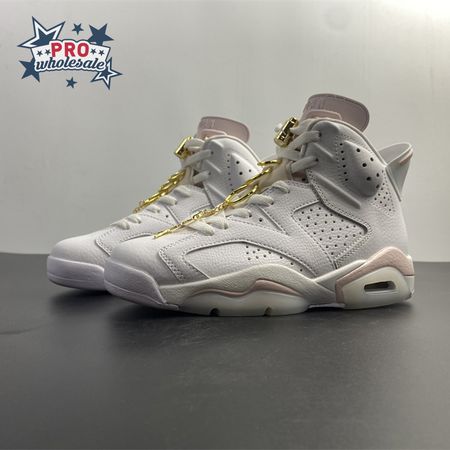 Jordan 6 Retro Gold Hoops DH9696-100 Unisex
