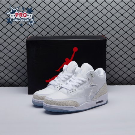 Jordan 3 Retro Pure White 136064-111 Unisex