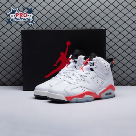 Jordan 6 Retro Infrared White 384664-123 Men's