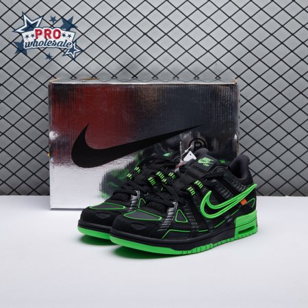 Off-White x Air Rubber Dunk 'Green Strike' Men's