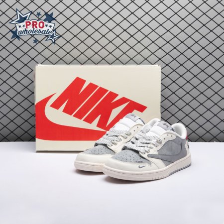 Travis Scott x Fragment Design x Jordan Air Jordan 1 Low OG SP SJ2068-130 Unisex