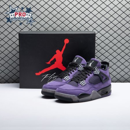 Air jordan 4 x Travis Scott Purple Unisex