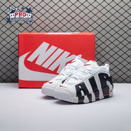 Nike Air More Uptempo Low White Black FZ3055-105 Unnisex