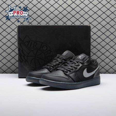 Jordan 1 Low Black White Dark Smoke Grey HV5968-001 Unisex