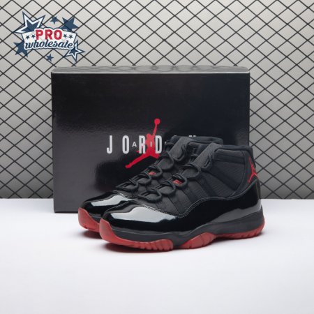 Air Jordan 11 Black Red 378037-326 Men's