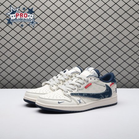 Travis Scott x VL x Jordan 1 Low CX5050-Y16 Unisex